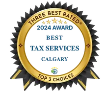 Three Best Rated 2024 Award — Best Tax Services Calgary