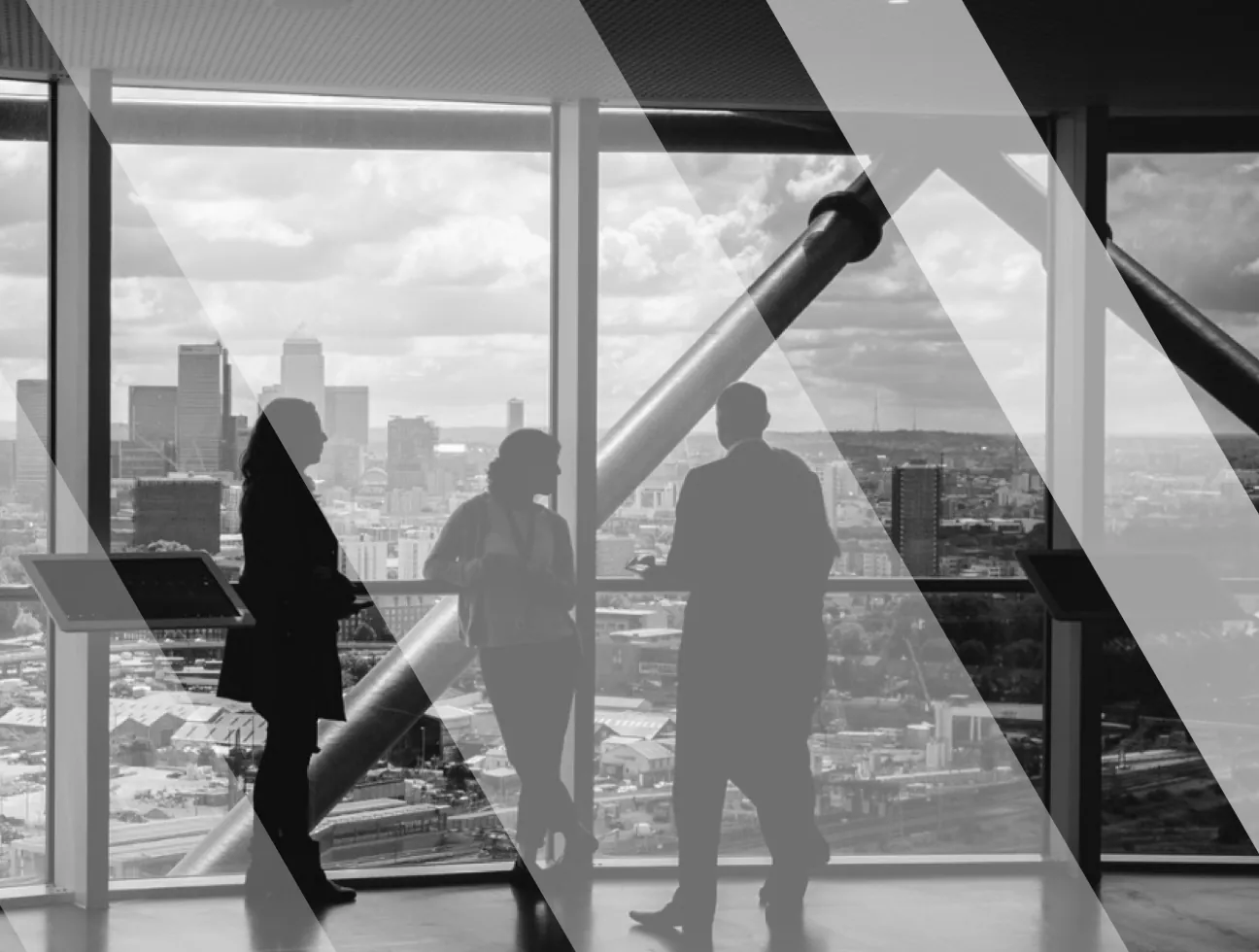 Tax Calgary team overlooking the Calgary skyline